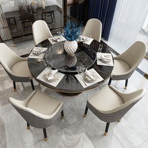 شنغهاي Muchun الأثاث الحديث خشب الأبنوس الرخام جولة الدورية الفاخرة - Product Image 3