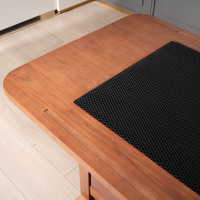 Table de spa électrique réglable en bois pour thérapie chiropratique thermique par traction lombaire moderne avec chauffage pour hôtel et sous-sol