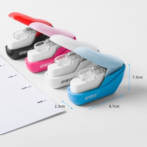 KW-triO Mini <span class=keywords><strong>agrafeuse</strong></span> à main sans agrafes Capacité de 4 feuilles pour reliure papier Boutique École Bureau Fournitures pour la maison - Product Image 5