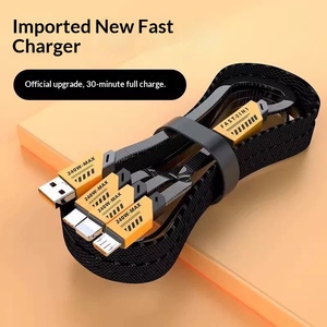 Cable de Carga Rápida 3 en 1 con Doble Motor de Nitruro de <span class=keywords><strong>Galio</strong></span>, Conectores Micro USB/Tipo-C para Uso en Automóviles - Product Image 6