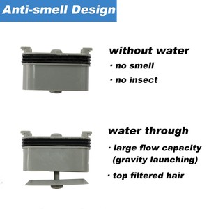 Di alta qualità di rotazione 360 sottile scarico lineare stile moderno nuovo in acciaio inox doccia scarico a pavimento per il bagno - Product Image 4