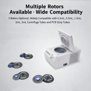 Centrífuga criogênica de microescala de alta velocidade para laboratório, com armazenamento multiprogramável eficiente. - Product Image 4