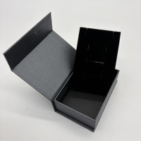 Boîte d'emballage rigide pour bijoux en papier vert de style livre, écologique, réutilisable, recyclable, avec doublure en éponge et fermeture magnétique, personnalisable TY