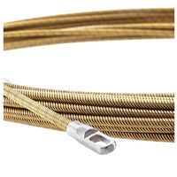 Tire-câble électrique en acier de 5m/10m, type serpentin, pour conduits et fils