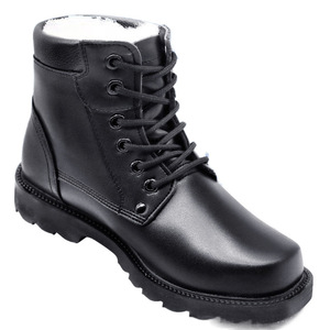 รองเท้าบูทหิมะผู้ชาย บุขนสัตว์ กันน้ำ กันลื่น ส้นกลาง สำหรับใส่กลางแจ้งในฤดูหนาว สีพื้น พื้นรองเท้าแบบฉีดขึ้นรูป - Product Image 1