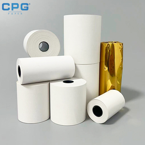 Rouleau de papier thermique 57x30 80x76mm 65gsm, service OEM disponible, papier ECG haute sensibilité pour dispositifs médicaux - Product Image 1