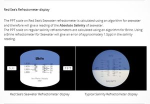 <span class=keywords><strong>Red</strong></span> <span class=keywords><strong>Sea</strong></span> Marine Pro <span class=keywords><strong>Refractometer</strong></span> - Digital Salinity Meter para aquários de água salgada com compensação automática de temperatura (ATC) - Product Image 2