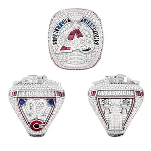 2022 Colorado Avalanche Hockey Stanley Cup championship ring Men's Jewelry All Sports NHL Championship Ring