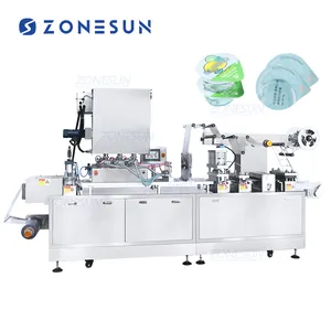 ZONESUN ZS-DDP270 Automatic Paste Maionese Molho Chili Jam Mel Molho De Tomate Cup Blister Packaging Machine