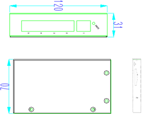 SALZ Automation 5-Port Unmanaged Industrial <b>Ethernet</b> <b>Switch</b> DIN-Rail Mount Model <b>SWITCH</b> 1005TX - Product Image 5
