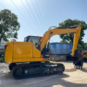 Nouvelle pelle sur chenilles hydraulique Liugong 913F de 13 tonnes avec moteur Cummins pour la construction, l'exploitation minière et les travaux de terrassement - Product Image 1