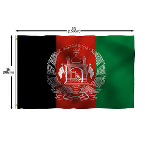 Bandiera afghana personalizzata dei <span class=keywords><strong>Taliban</strong></span>, bandiera dell'<span class=keywords><strong>Afghanistan</strong></span>, stampa digitale, 100% poliestere, bandiera afghana - Product Image 2