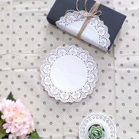 Accessoires de cuisine, dentelle en papier, serviettes en papier, décoration de mariage, nappe, papier sulfurisé