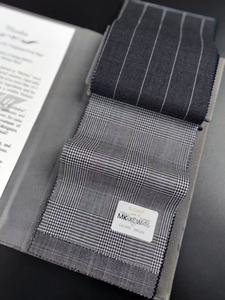 Pantaloni su Misura da Uomo in Misto Lana, Taglio Dritto, Formali, Impermeabili, <span class=keywords><strong>con</strong></span> <span class=keywords><strong>Bottoni</strong></span> e Regolazione Laterale - Product Image 4