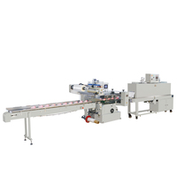 Nouvelle machine d'emballage thermorétractable légumes/fruits/noix de coco feuille de papier alimentaire chimique boisson vêtements marchandise moteur PLC