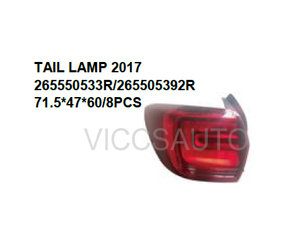 Oem 265550533R 265505392R POUR RENAULT SYMBOLE 2017 Automatique de LAMPE de QUEUE De <span class=keywords><strong>Voiture</strong></span> - Product Image 1