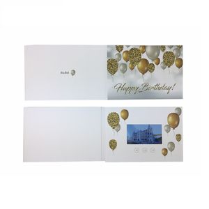 Brochure vidéo numérique LCD A5 de 4.3 pouces faite à la main nouvelle carte de voeux vidéo de conception pour le marketing d'affaires fournitures de fête promotionnelles - Product Image 4