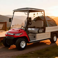 Carrito de Golf Eléctrico de 2 Plazas A827.H8 para Proyectos de Paisajismo, Entrega de Acolchado y Tierra Sobrante