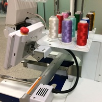 Machine à broder haute vitesse Cap1 tête double quatre têtes 12/15 aiguilles monogramme Machine vêtements vêtement T-shit chapeau