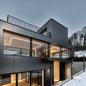 Échantillon gratuit de panneau en aluminium nid d'abeille recouvert de PVDF, léger, haute résistance, pour façade extérieure, mur-rideau - Product Image 1