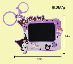 Großhandel Niedliche Mini Magnetische Schreibtafel Schlüsselanhänger Kreative Kinder-Mal- und Zeichenbrett Hängende Geschenke - Product Image 6