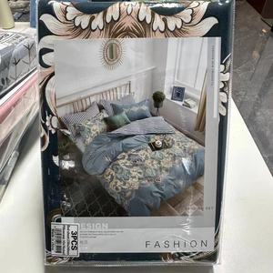 Bộ ga trải giường chất lượng cao 100% cotton Trung Quốc 3 trong 1, kích thước <span class=keywords><strong>Queen</strong></span> - Product Image 4