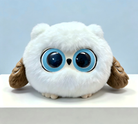 Jouet en peluche hibou interactif AI de Noël avec chat vocal, reconnaissance d'émotions, capteur tactile, éclairage, contrôle à distance par application, compagnon intelligent
