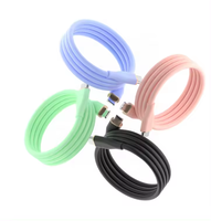 Kabel USB untuk iPhone 66W Kabel Pengisian Cepat Warna Macaron untuk Smartphone 66W Kabel Silikon Cair Tipe C