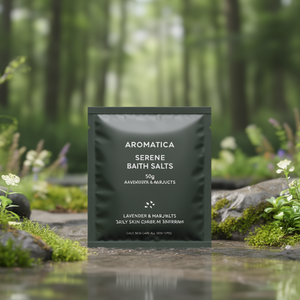 Aromatica Serene Sels de Bain Lavande & Marjolaine 50g Soin Quotidien de la Peau Tous Types de Peau - Product Image 3