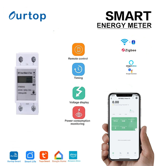 Factory Price Hot Selling WiFi Smart Meter  Multi-users GSM Energy Meter Smart Prepaid Electricity Meter