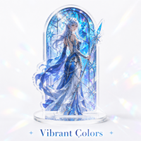 Promotion : Figurine personnalisée en acrylique transparent avec image de personnages d'anime, impression sur mesure