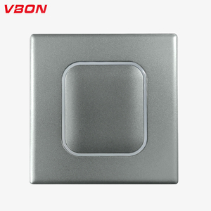 Vbqn sản xuất bán buôn thiết kế mới 86 Bảng điều chỉnh 10A 1 Gang 1 Way <span class=keywords><strong>Gery</strong></span> PC tường ánh sáng Thiết bị chuyển mạch - Product Image 2
