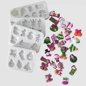 DIY Plant Christmas Silicone <b>Cookie</b> Chocolate Mold Silicone Molds for Cake Decorating Baking <b>Tools</b> - Product Image 2