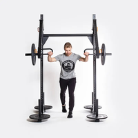 Equipo de Fitness Pusher: Palancas Inclinadas para Ejercicios de Pecho y Brazos, Entrenamiento de Fuerza, Accesorios para Power Rack de 3" x 3"