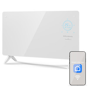 Calentador Eléctrico Grunkel Crystaltek 2000 de 2000W con Termostato Inteligente WiFi y Panel de Calefacción Programable - Product Image 1