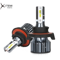H4 H7 ampoule de phare LED H11 9005 HB3 9006 HB4 phare automatique 55W 10000LM Super lumineux CSP phare de conduite Turbo antibrouillard