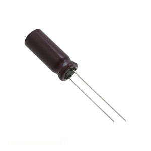 ตัวเก็บประจุแบบ CAP ALUM 180UF 20% 35V RADIAL TH แบบ Through Hole 180 uF รุ่น UPJ1V181MPD1TD - Product Image 1