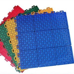Low Cost 3x3 Fiba Basketball Indoor/outdoor Basketball Court Interlocking <b>Plastic</b> Sports Grid Flooring Tiles - Product Image 4