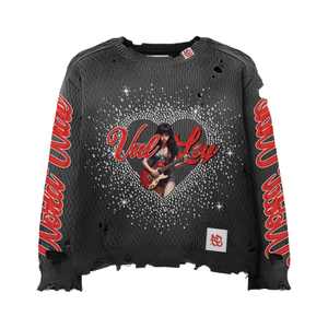 Sudadera sin Capucha de Punto Extra Grande Personalizada ODM, 100% Algodón, Tejido Térmico de Alta Calidad, Resistente al Viento, Estampada, para Mujer, Invierno - Product Image 2