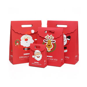 مخصص شعار تصاميم سعيد أعياد ميلاد حزب التعبئة والتغليف شكرا لك التعبئة والتغليف حقيبة الصانع ورقة الكرتون حقائب للهدايا للأطفال - Product Image 6