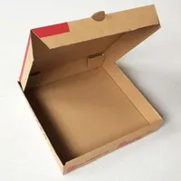 Feuille de carton ondulé pour pizza, emballage de pizza exquis, boîtes à pizza personnalisées