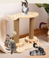 Arbre à chat résistant à l'usure et à faible perte de poils, griffoir vertical surélevé pour chat, griffoir vertical pour chat de style nouveau, jouet durable pour l'auto-amusement