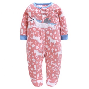 Mejor precio de alta calidad de lana <span class=keywords><strong>polar</strong></span> mono invierno Bebé niño cremallera mameluco <span class=keywords><strong>infantil</strong></span> mono pijamas de los niños niñas - Product Image 6
