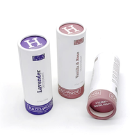 Tube en carton recyclable personnalisé vide pour baume à lèvres 15ml 30ml 50ml 75g et emballage de stick déodorant à poussoir