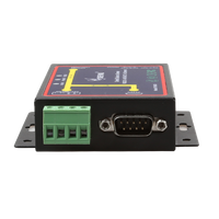 Konverter Industri RJ45 Ke RS232 RS485 422 Ethernet 10/100M Ke DB9 Perangkat Multifungsi DC9-54V