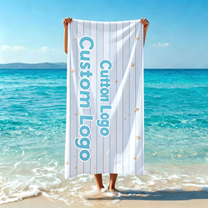 Custom Printed Lightweight <b>Microfiber</b> Large Size Quick Dry Sand-Free Personalised Logo Wholesale <b>Beach</b> <b>Towel</b> - Product Image 1