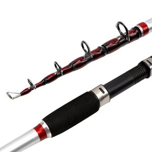 Cañas de Pescar Telescópicas de Fibra de Carbono de 2.1M-3.6M, Caña de Pescar Telescópica para Pesca en Río, Roca y Lubina, Caña de Spinning Profesional - Product Image 2