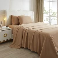 Blicket et draps ensemble de lit livraison gratuite fibre de bambou drap de lit confortable bonne qualité ensemble de draps personnalisés