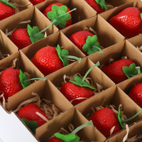 Zoete sinaasappel cadeaudoos op maat gemaakte golfkartonnen fruitverpakking met ventilatiegaten groothandel
