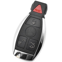 Vehicle Black 4 Buttons BZ Key Fob Locksmith Car Remote Control Keys With Blank Blade